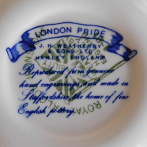 Weatherby Hanley England Ceramic Ashtray, Houses of Parliament, London Pride - Picture 2 of 5
